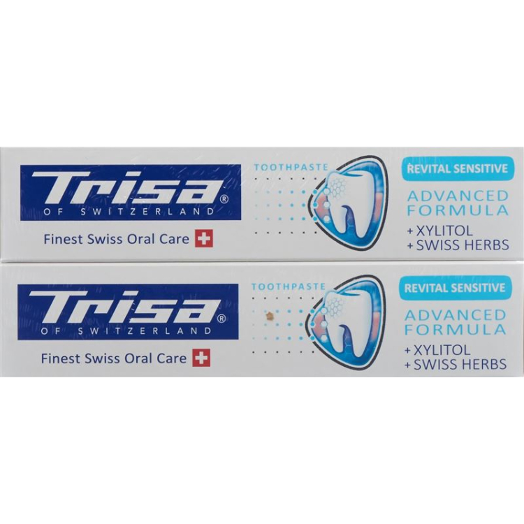 Trisa Toothpaste Revital Sensitive DUO 2 x 75 ml