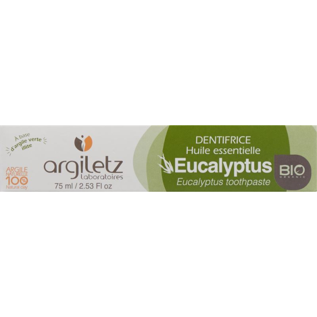 Argiletz 桉树生物牙膏 75 毫升