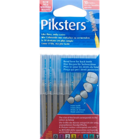 Piksters interdental brushes 0 10 pcs