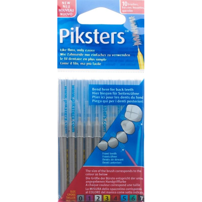 Brossettes interdentaires Piksters 0 10 pièces