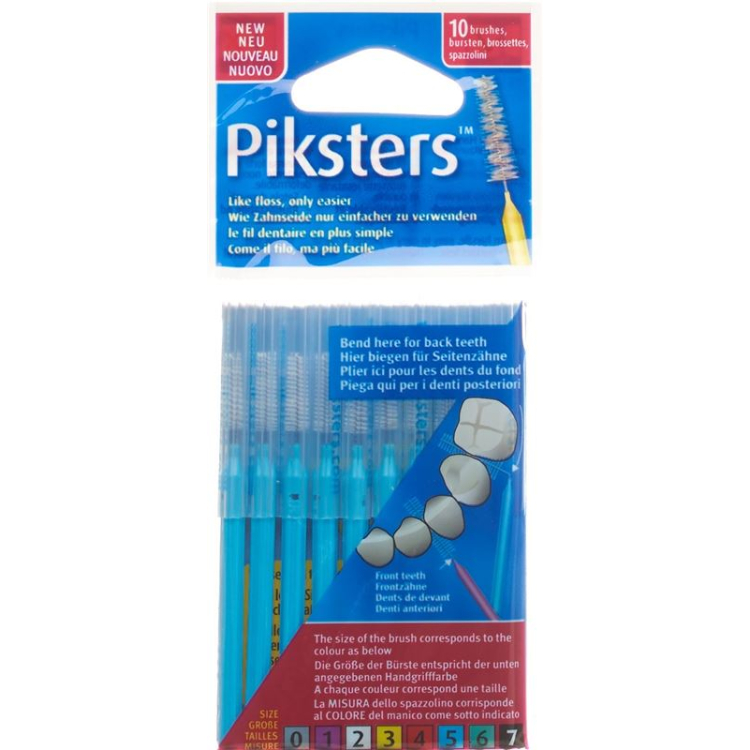 Piksters interdentalbørster 5 10 stk