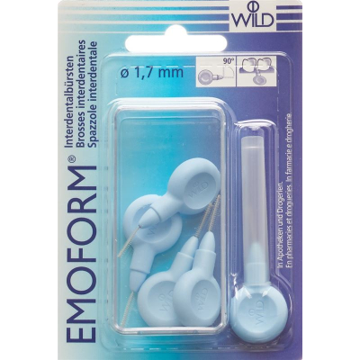 Berus interdental Emoform 1.7mm biru muda 5 pcs