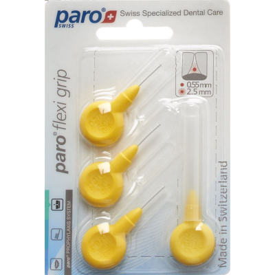 Paro flexi grip 2.5mm xx-fine gelb zylindr