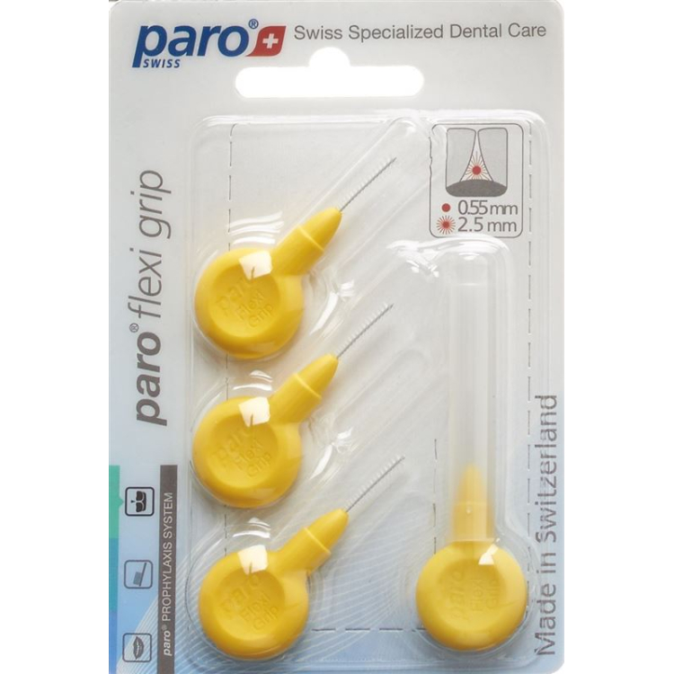 PARO Flexi Grip 2,5mm xx-fine gelb zylindr