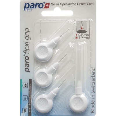 paro Flexi Grip 1,7 mm xxxx-fine weiss zylindrisch 4 Stk