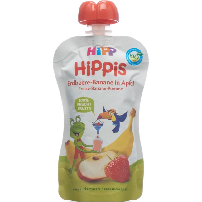 Hipp Strawberry-Banana in Apple Ferdi Frog 100 g