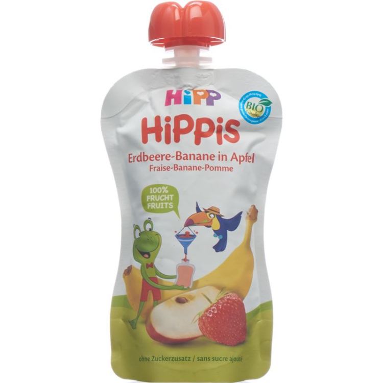 Hipp Strawberry Banana in Apple Ferdi Frog 100 g