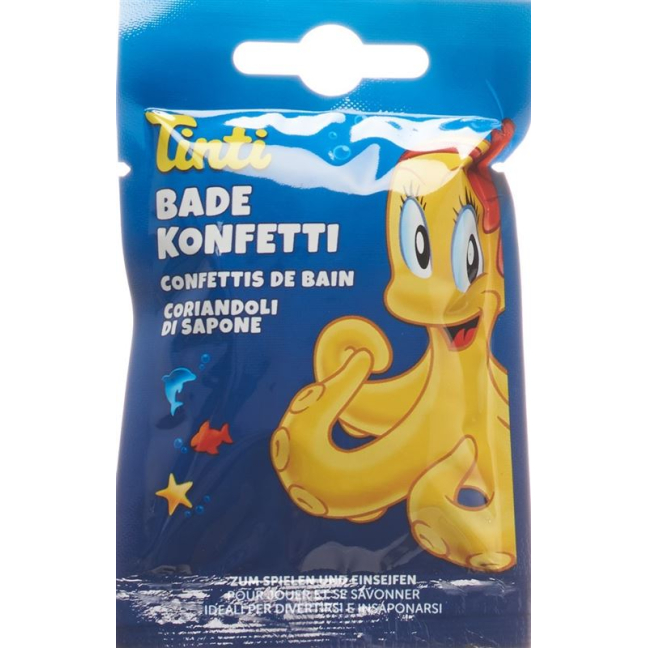 Tinti bath confetti single sachet German/French/Italian