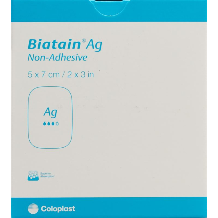 Biatain Ag Non-Adhesive 5x7cm 5 бр