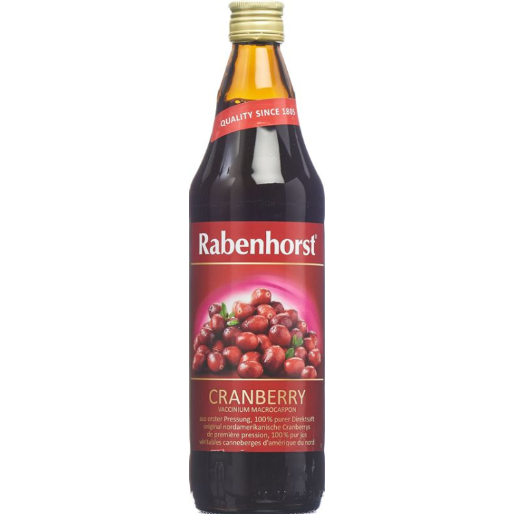 Rabenhorst Cranberry juice nut 6 Fl 750 ml