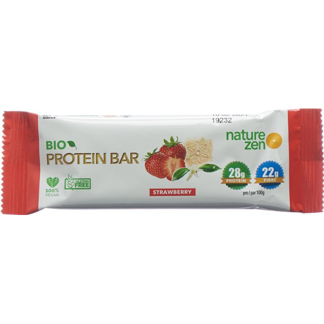 Nature Zen protein bar organic strawberry 40 g