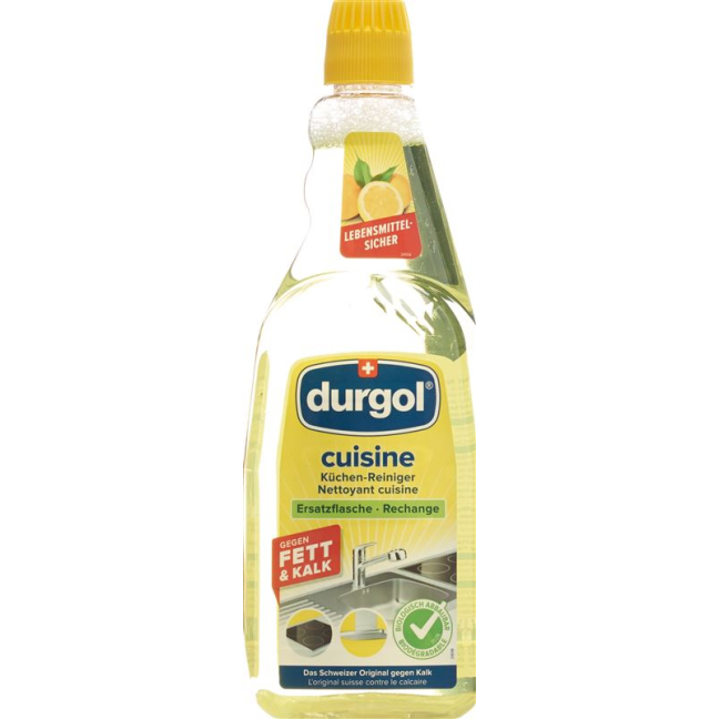 durgol cuisine kitchen cleaner replacement bottle 600 ml