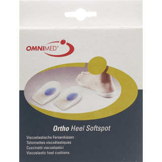 OMNIMED Ortho Heel heel cushion Gr1 Softspot 1 pair