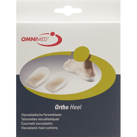 OMNIMED Ortho Heel Heel Pads Size 2 Standard 1 pár