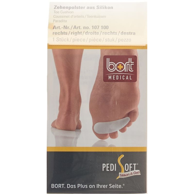 BORT PEDISOFT Toe Pad for Right Foot
