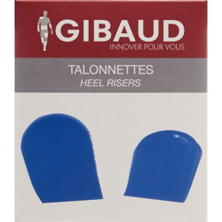 GIBAUD heel pads Gr2 39-42 silicone blue 1 pair