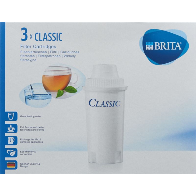 Brita Classic Cartouches Filtrantes 3-pack
