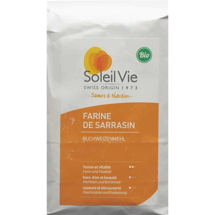 SOLEIL VIE Wholemeal Buckwheat Flour organic 500 g