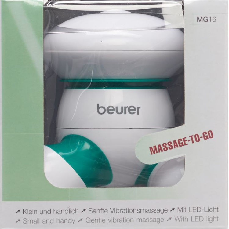 Beurer minimassageapparat MG 16 grön