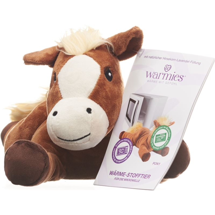 Warmies heat soft toy pony lavender filling