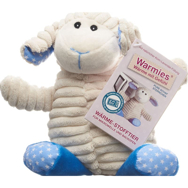 Warmies PURE warms stuffed toy sheep star