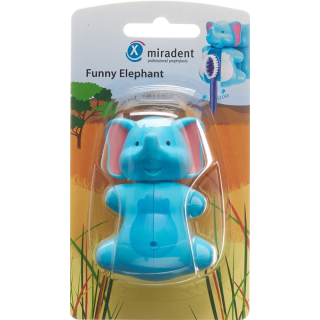 MIRADENT Funny Snapper Držák na zubní kartáček Elephant