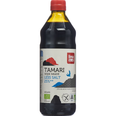 Lima Tamari ít hơn 25% muối chai 500 ml