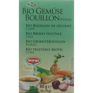 Morga Organic Vegetable Bouillon Cubes 8 pcs
