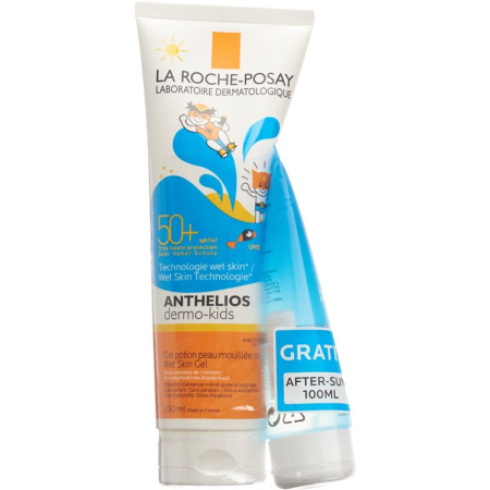 La Roche Posay Anthelios Dermo Kids Wetskin gel 50+ 250ml + Post Helios Hydra-Gel 100ml