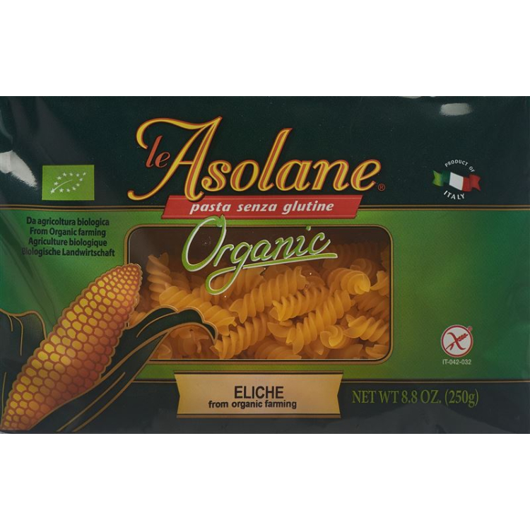 Le Asolane Eliche kukuruzna tjestenina bez glutena 250 g