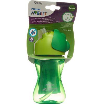 AVENT PHILIPS 밀짚컵 300ml 보이 그린