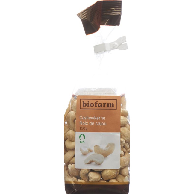 Biofarm Organic Cashew Nuts Bag 150 գ