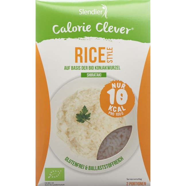 Slendier konjac Rice Style Bio 400 g