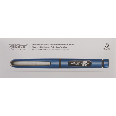 AllStar Pro Lantus/Apidra/Insuman insulin pen blue