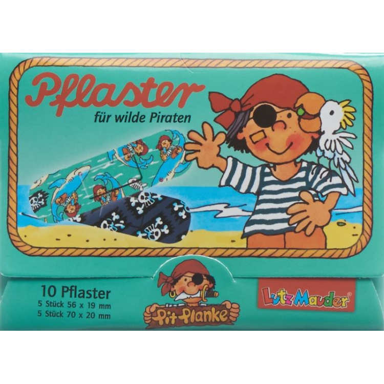 Lutz Mauder children's plasters for wild pirates 10 pcs