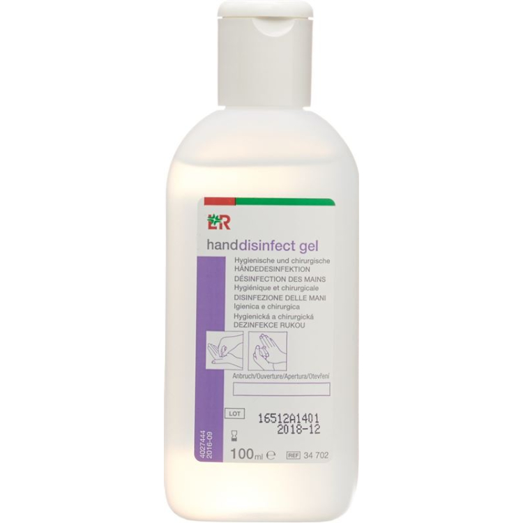 L & R handdisinfect gel Fl 100 ml