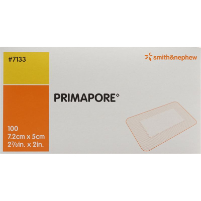 Primapore wundverband 7.2x5cm סטרילי 100 stk