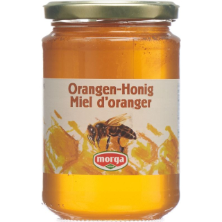 MORGA pomarančni kozarec za med 500 g