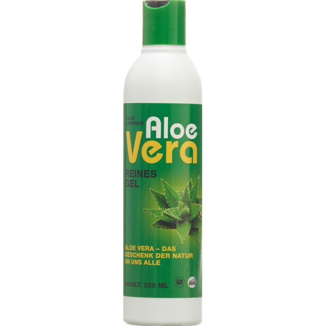 Aloe Vera Hautpflege Gel 100% naturrein 250 მლ