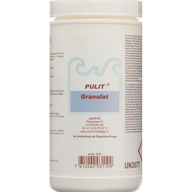 Κόκκοι χλωρίου Pulit 1 kg