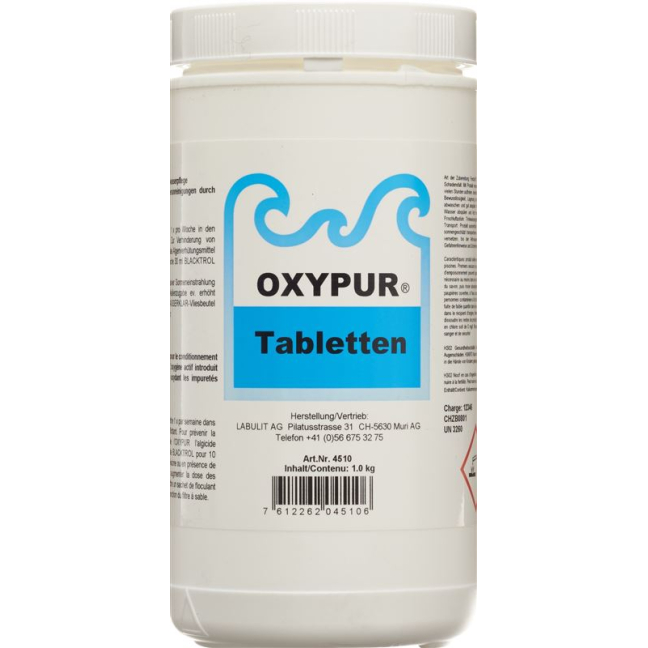 Oxypur aktiivihappi 100g 10 kpl