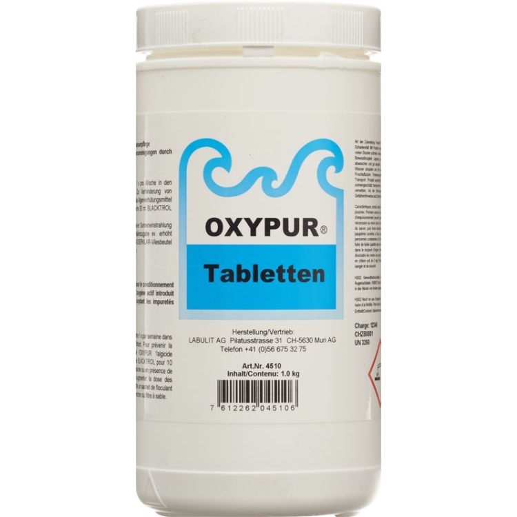 Oxypur aktiv ilt 100g 10 stk