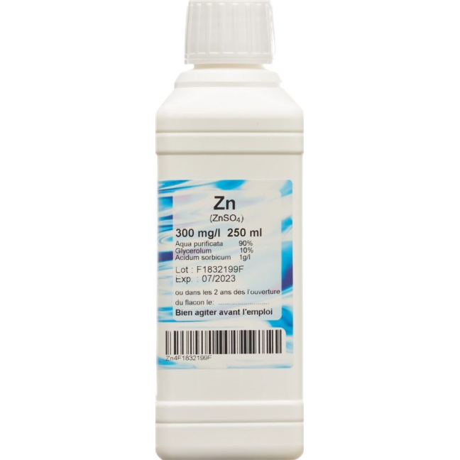 Larutan zink oligopharm 300 mg/l 1000 ml