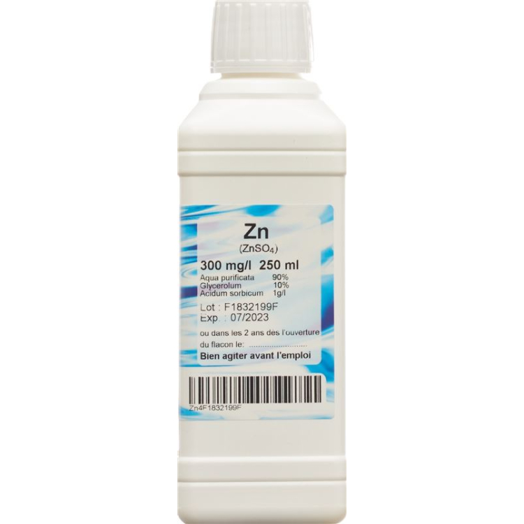 Oligopharm zinc solución 300 mg/l 1000 ml