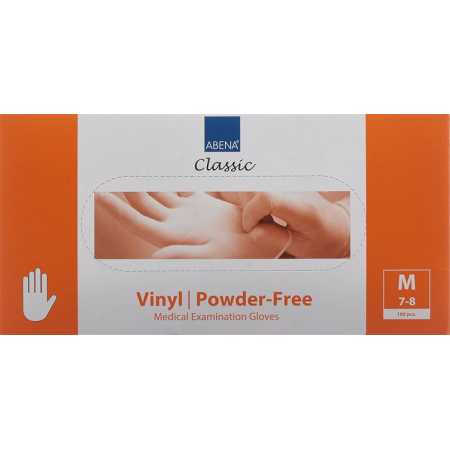 Abena Classic examination gloves powder-free vinyl M 100 pcs