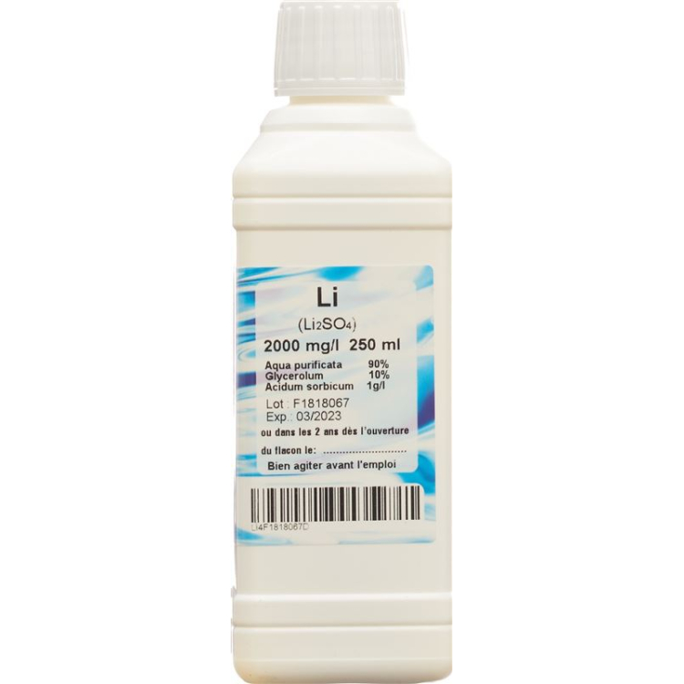 Oligopharm Lithium Lös 2000 מ"ג/ליטר 1000 מ"ל