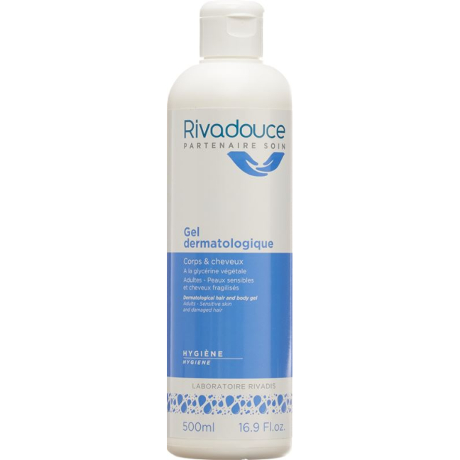 Rivadis shower bath shampoo body and hair 500 ml