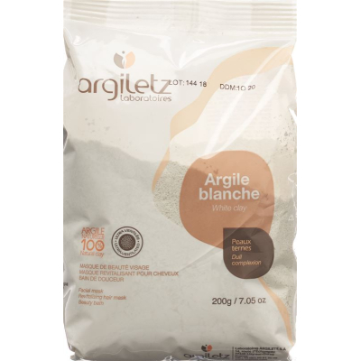 Argiletz heilerde weiss powder ultra fein 200 ក្រាម។