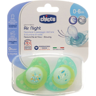 Chicco Physiological Soother Silicone mini GLOWING 0-