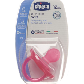 Chicco Physiological pacifier GOMMOTTO PINK silicone maxi 16-36m DE / FR